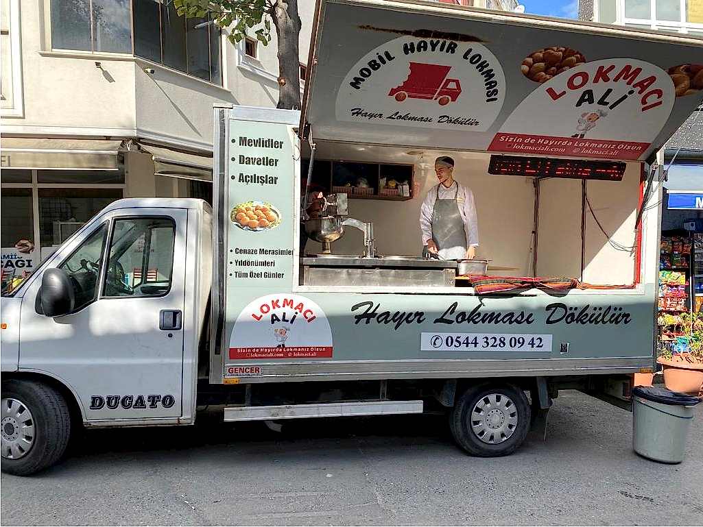 Mobil hayır lokması