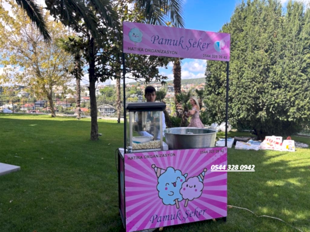 Doğumgünü pamuk şeker kiralama