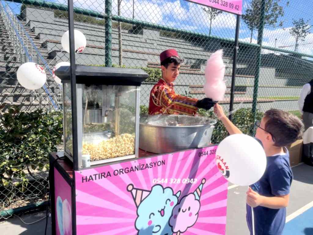 Doğumgünü pamuk şeker kiralama