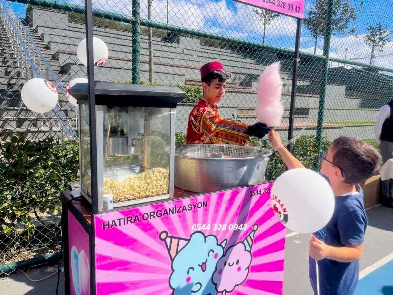 Doğumgünü pamuk şeker kiralama